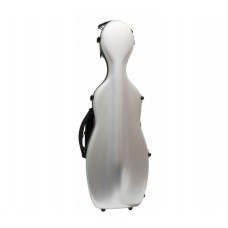 Kutija za violinu u formi instrumenta - fiberglas - srebrna